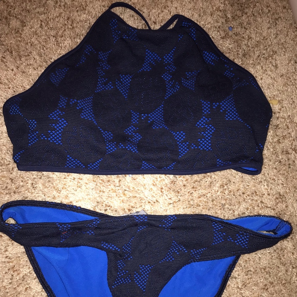 Aerie halter neck bikini and bottoms